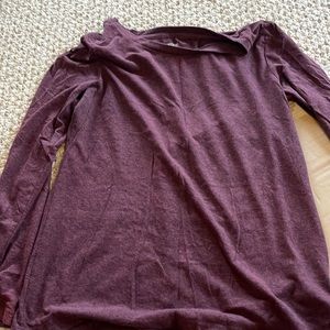 Burgundy long sleeve